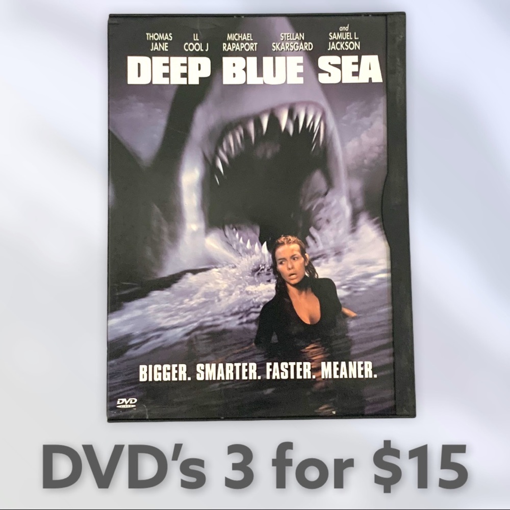 📀 Deep Blue Sea DVD movie 📀